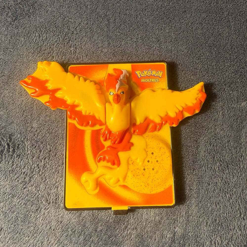 Vintage 2000 Burger King Pokemon The Movie 2000 Moltres 3D Power Card
